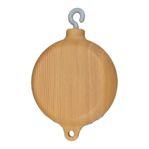 Boîte à musique de berceau mobile rotatif pour bébé marron clair 35 berceuses à piles Volume réglable crochet rotatif Technique polie - Product Image 1