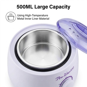 <span class=keywords><strong>Chauffe</strong></span>-<span class=keywords><strong>cire</strong></span> électrique à rouleaux avec fonction d'épilation pour matériel électronique 500ml - Product Image 6