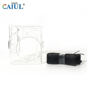 เคสกล้องสำหรับฟูจิฟิล์ม อินสแต็กซ์ มินิ 41 อินสตาแกรมอุปกรณ์เสริมเคสใสคริสตัล+ กระเป๋าใส่รูปภาพกระเป๋าเก็บของเชือกสไตล์วินเทจ - Product Image 1