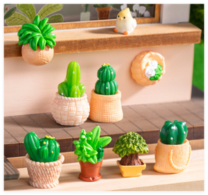 Thu Nhỏ Rất Nhiều Hỗn Hợp Phim Hoạt Hình Micro Nhân Tạo Cây Xương Rồng Nhựa Vườn Bức Tượng Nhỏ Bức Tượng Với Mọng Nước Sa Mạc Phong Cảnh Trang Trí - Product Image 4