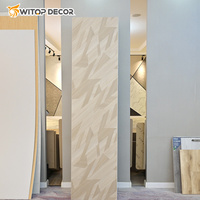 Panneau mural écologique en PVC pour décoration de pièce, revêtement mural en SPC