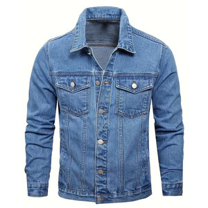 Chaquetas Vaqueras Personalizadas de Primera Calidad para Hombre, Ropa Casual de Invierno, Transpirables, de Manga Larga, al Por Mayor - Product Image 1