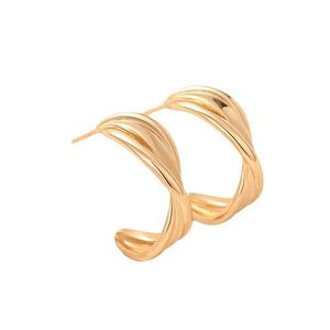 Orecchini a Perno a Forma di C Vintage per Donne, Stile Chic di Design, Gioielli alla Moda - Product Image 5