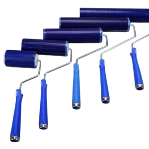 <span class=keywords><strong>Rodillo</strong></span> Adhesivo para Cuartos Limpios JMK JD814 de Alta Adherencia, Despegable, de PE Azul/Blanco, <span class=keywords><strong>Rodillo</strong></span> de Pegamento PP para Máquinas con Servicio de Corte Shore35 - Product Image 2