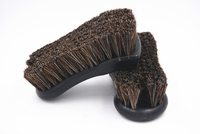 Brosse en plastique d'ameublement en crin pour le nettoyage des textiles en cuir des intérieurs de voiture bateau canapé canapé tapis