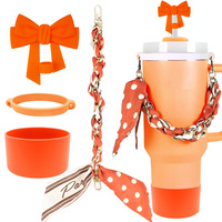 Ensemble d'accessoires de décoration de gobelets personnalisé 4 PCS pour gobelets Stanley 40 oz