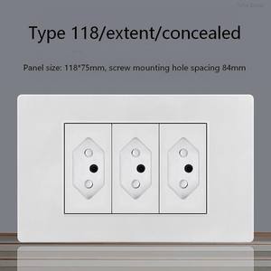 Panneau ignifuge pour PC, norme brésilienne, interrupteur 20A et prise murale 10A, avec 3 interrupteurs de prise AC - Product Image 6