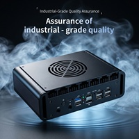 N150 Lüfter Pfsense Server Mini-PC Firewall Router PC N100 Netzwerkgerät 4x2.5G RJ45 LAN HD DP 4G 5G WLAN Industrieller Linux-PC
