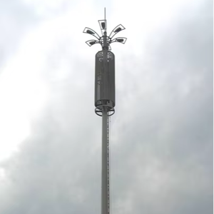 Cột Buồm cao cực monople winch cơ chế với tất cả các phụ kiện 500W lũ ánh sáng - Product Image 1