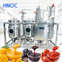 Condenseur-évaporateur à distillation sous vide pour pâte de tomate à longue durée de vie HNOC, unité d'extraction et de concentration par ultrasons