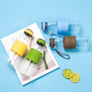 Botella de Agua con Filtro Inferior a Prueba de Fugas, Producto Más Vendido de los Fabricantes de Botellas de Agua <span class=keywords><strong>2023</strong></span>, Botella de Vidrio para Té y Agua - Product Image 5