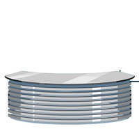 Poste de travail pour station de diffusion, table de diffusion en direct, bureau d'accueil pour interviews de nouvelles de station radio
