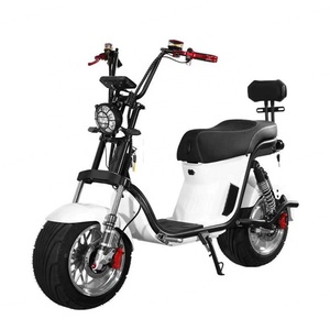 Scooter électrique Citycoco 1000W à deux roues et pneus larges, moto populaire, vente chaude, usine chinoise - Product Image 1