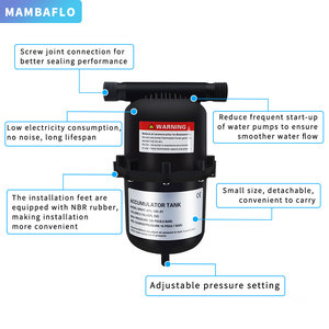 MAMBAFLO 1L MAX 125PSI tanque acumulador presurizado <span class=keywords><strong>para</strong></span> RV caravana remolque - Product Image 4