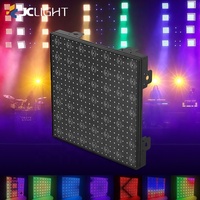 Lumière de scène 7x7 Pixel Or RGB Led Matrix Light DMX RDM Artnet Blinder Effet de fond Disco Dj Light
