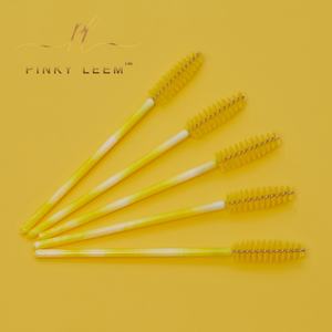 Pinky leem Marque privée Extension de cils Brosse longue professionnelle pour le nettoyage et Mascara/bâtonnets à cils personnalisés - Product Image 5