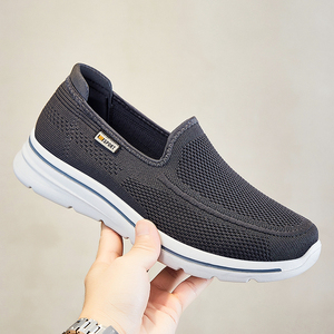 Chaussures de sport respirantes pour hommes personnalisées avec empeigne en cuir véritable et en cuir de vachette, fermeture à lacets - Product Image 6