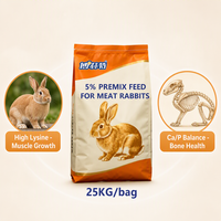 Prémélange à 5 % pour lapins de chair - Formule nutritionnelle complète avec vitamines et minéraux essentiels, service OEM professionnel