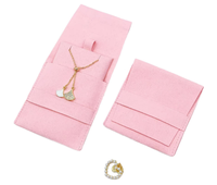 Doublure de sac personnalisable en microfibre à grain peau de mouton, élastique, pour sacs en velours brossé, pour conteneur à bijoux
