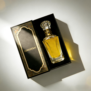Luxury Custom Glass <b>Perfume</b> Bottles 30ml 50ml 100ml Empty Irregular Shape Screen Printing Eco-friendly Leak Proof Box Packaging - Product Image 1