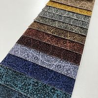 Tissu d'ameublement en velours floqué 100 % polyester, super doux, imperméable et respirant pour canapé et meubles