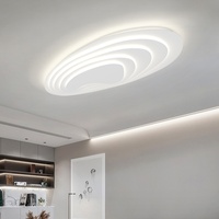 Plafonnier LED moderne et minimaliste pour salon et chambre, avec abat-jour en cristal, base en cuivre, lumière chaude tricolore, transfrontalier