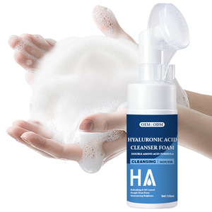Espuma de lavado de cara con ácido hialurónico de Etiqueta Privada, eliminación de manchas brillantes, Limpieza Profunda, limpiador blanqueador, Mousse - Product Image 4