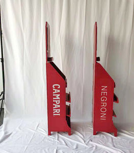 Estante de exhibición de <span class=keywords><strong>vino</strong></span> de madera <span class=keywords><strong>Campari</strong></span>, estante de almacenamiento de <span class=keywords><strong>vino</strong></span> y whisky, soporte de exhibición de piso al por menor adecuado para bares y centros comerciales - Product Image 3