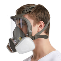 Masque à gaz GP-7 de style tactique avec filtre en silicone Respirateur de sécurité industrielle pour réponse d'urgence Gel de silice/caoutchouc