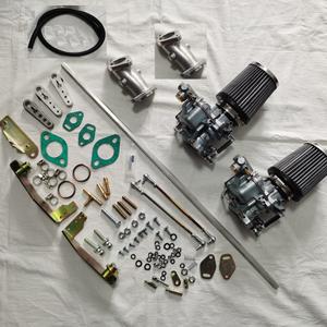 คาร์บูเรเตอร์ FAJS NO CZ5-<span class=keywords><strong>2</strong></span>-34-8A แบบคู่ 34ICT สำหรับรถยนต์ VW รุ่น TYPE 1 ชุดคาร์บูเรเตอร์ FAJS 34ICT แบบ Single Port Manifold TOP ROD LINKAGE - Product Image 2