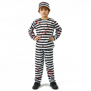 Disfraz de Prisionero Sangriento de Terror para Niños de Halloween al por Mayor, Disfraz de Demonio Zombi, Atuendo de Cosplay para Festival de Fantasmas, Ropa para Juego de Rol - Product Image 5
