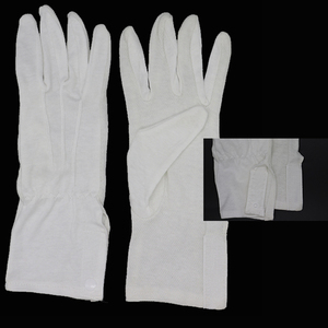 <span class=keywords><strong>Gants</strong></span> malaisiens en coton blanc avec bande magique, manchette Extra longue, Pvc, anti-dérapant, cérémonie, défilé - Product Image 3