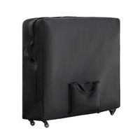 Table de massage pliable en alliage d'aluminium de qualité supérieure BSCI pour salons de massage et instituts de beauté, avec sac de transport unique