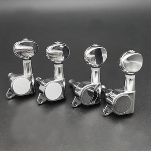 Clavijas de Afinación Selladas para Ukelele, Cabezales de Máquina Sellados, Perillas Metálicas, Afinadores para Ukelele de 4 Cuerdas, Piezas de Instrumentos - Product Image 2