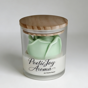 Bougie en cire de soja parfumée aux fleurs, bougie d'aromathérapie sans fumée pour la décoration de la maison, cadeau idéal pour les mariages et les fêtes - Product Image 4