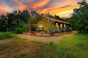 Tourle Wild Luxury Hotel <b>Tent</b> Double Thickened Wooden Outdoor <b>Glamping</b> <b>Tent</b> Camping <b>Tent</b> All Season M8 Tourle M8 - Product Image 5