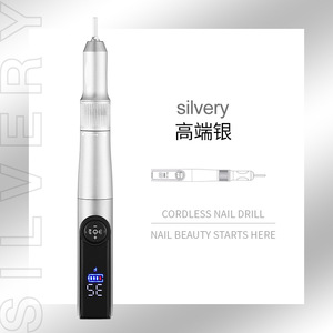 Pluma de esmalte de uñas multifunción de alta calidad con pantalla <span class=keywords><strong>mini</strong></span> perforador de uñas eléctrico portátil - Product Image 3