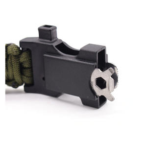 Montre électronique fonctionnelle en plastique, corde de survie, boussole, aventure en pleine nature, bracelet de survie en paracorde - Product Image 4