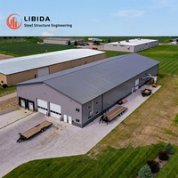 Usine en acier préfabriquée avec atelier de production dédié et entrepôt logistique |   Structure végétale tout-en-un