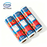 Rouleau de film rétractable en aluminium imprimé sur mesure pour sachets de sauces liquides, miel, ketchup, purée de fruits, qualité alimentaire, sans BPA, OEM ODM, sûr