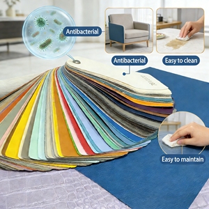 Tela de <span class=keywords><strong>Vinilo</strong></span> Sintético Estampada para Tapicería, Impermeable, Cuero Sintético de PVC para <span class=keywords><strong>Muebles</strong></span>, Sofás y Asientos de Auto - Product Image 5