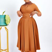 Robes de carrière professionnelles sur mesure, taille plus, pour femmes, tenue de bureau, robe de travail, robe formelle