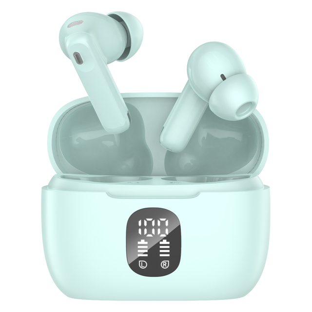 Huien Tws Earbuds Bluetooth 5.4 Headphones IPX4 Waterproof Earphones Big Bass Stereo Wireless Earbuds