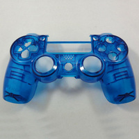 Coque de protection transparente pour la face avant de la manette PS4, coque de remplacement pour la manette PS4