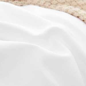 Parure de lit en pur <span class=keywords><strong>coton</strong></span> satiné blanc, qualité hôtelière cinq étoiles, quatre pièces (drap, housse de couette) pour gîtes, vente en gros directe usine - Product Image 5
