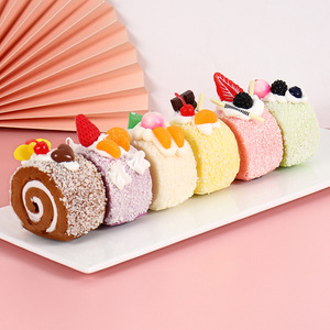 Frutta Artificiale in PU Bais per Torte Arrotolate, Modelli di Dessert, Magneti da Frigorifero, Oggetti di Scena per Fotografia, Stampaggio a Iniezione - Product Image 2