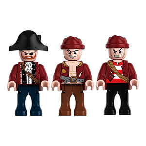 COGO 318 pièces, modèle <span class=keywords><strong>de</strong></span> bateau pirate, jouets éducatifs pour enfants, blocs <span class=keywords><strong>de</strong></span> construction - Product Image 4