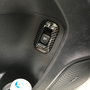 Cardimanson Button Trim Kits Carbon Fiber Texture For Mercedes-Benz A-Class CLA-Class W177 C118 <b>Window</b> Control <b>Panel</b> - Product Image 4