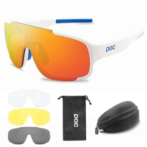 <span class=keywords><strong>POC</strong></span>-gafas de sol deportivas para hombre y mujer, conjunto de 4 <span class=keywords><strong>lentes</strong></span> para ciclismo de montaña - Product Image 3