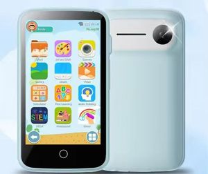Téléphone intelligent pour enfants D2 <span class=keywords><strong>avec</strong></span> plus de 220 jeux éducatifs, écran tactile de 4 pouces, appareil <span class=keywords><strong>photo</strong></span> 5MP, contrôle parental pour les enfants de 3 à 12 ans - Product Image 1